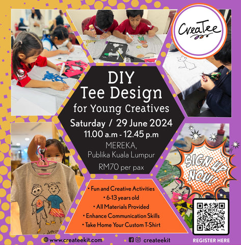 CreaTee DIY T-Shirt Workshop 29 June 2024